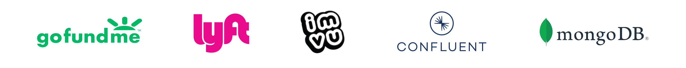 Logo Samsung, logo gofundme, logo IGH Hotel and Resorts, logo Pintrest, logo Mastercard