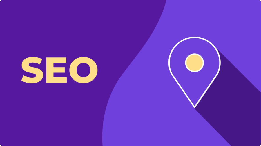 Acronyme SEO et marqueur de carte