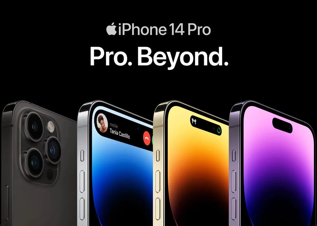 iPhone 14 pro en anglais